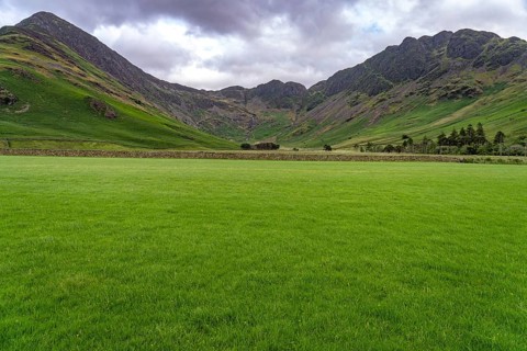 Landscape at Lake Buttermere in the Lake District, England, Great Britain