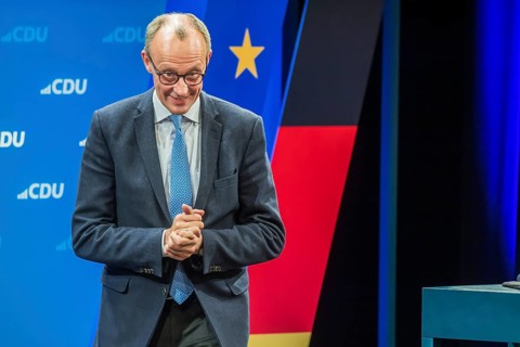 Election event of the CDU party for the Bundestag elections with top candidate Friedrich Merz.