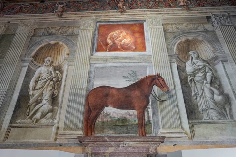 Hall of Horses, Palazzo Te, Mantua, Italy, Europe