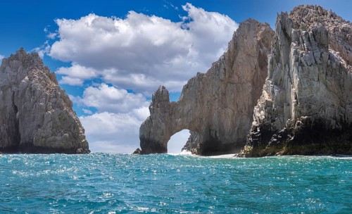 Los Cabos, Mexico, boat trip around scenic Arch of Cabo San Lucas, Playa Amantes, Playa del