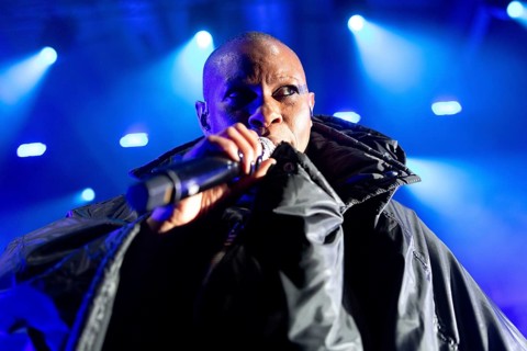 Deborah Anne Dyer aka Skin, singer of Skunk Anansie, live at the Columbiahalle in Berlin on