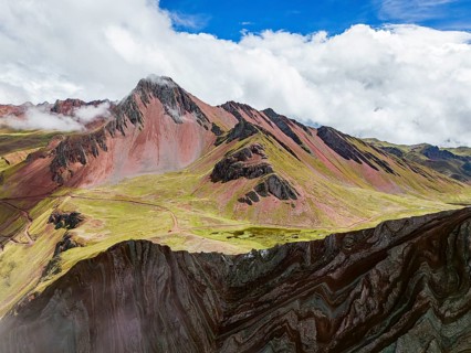 Pallay Punchu Rainbowmountain, Layo, Peru, South America
