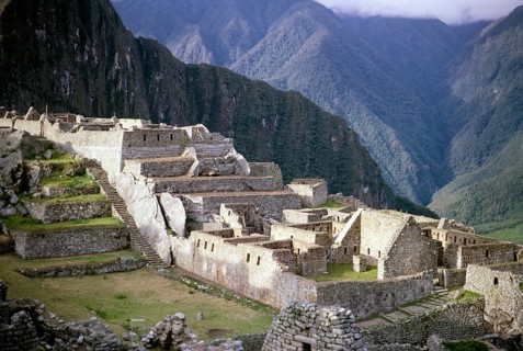 Inca ruins of Machu Picchu, Peru, South America around 1962, South America