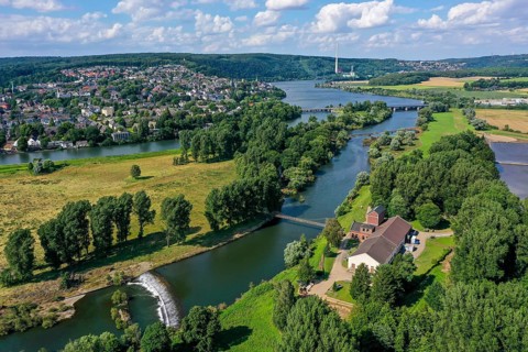 Wetter an der Ruhr, Ennepe-Ruhr-Kreis, North Rhine-Westphalia, Germany - Landscape in the Ruhr area