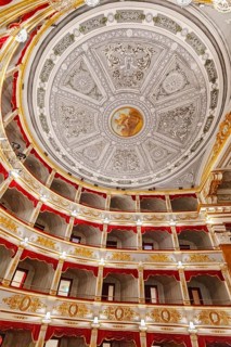 Interior of Noto Theatre, Noto, Noto Valley, Sicily, Italy, Europe