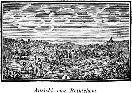View of the birthplace of Jesus, Bethlehem in the West Bank, Palestinian Autonomous Territory,