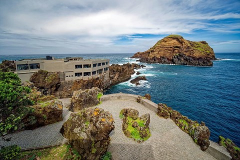 Natural swimming pools in volcanic rock, Cachalote restaurant, lava pools, natural swimming pools,