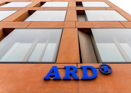 ARD Hauptstadtstudio, Wilhelmstraße in Mitte, Berlin, Germany, Europe