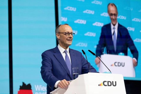 Friedrich Merz (party chairman and candidate for chancellor) at the 37th Federal Party Conference