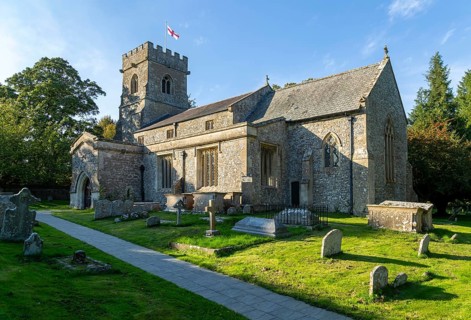 Village parish church of Saint George, Ogbourne St George, Wiltshire, England, UK