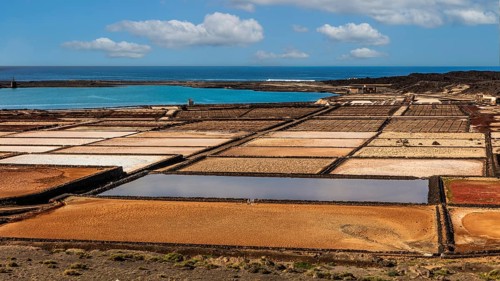 2016, Lanzarote, Salinas de Janubio, ESP, Spain, Canary Islands, Canary Islands, Atlantic Ocean,