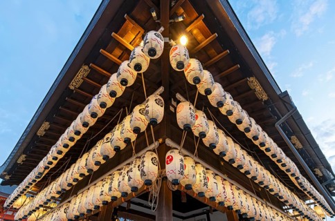 Yasaka Shrine, Gion District, Kyoto, Japan, Asia