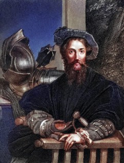 Christopher Columbus, 1451-1506, Spanish explorer, discoverer of America. After a painting by