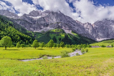 Enger-Grund creek, Eng valley, Tyrol, Austria, Europe