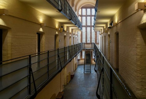 Interior of Victorian jail museum, Lincoln Castle, city of Lincoln, Lincolnshire, England, UK
