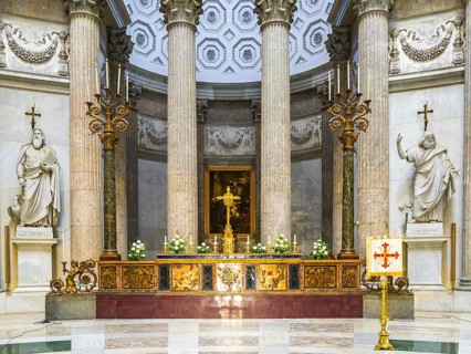 Basilica Reale Pontificia San Francesco da Paola, Naples, Campania, Italy, Europe