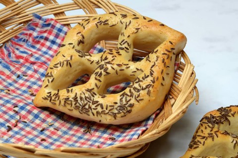 Fastenwähe, pretzel pastry from Basel, Switzerland, Europe