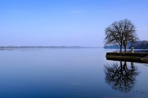 Waginger See, lido, Waging am See, Waginger See, Rupertiwinkel, Upper Bavaria, Bavaria, Germany,