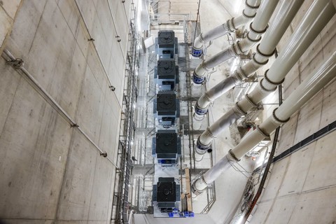 Oberhausen, Ruhr area, North Rhine-Westphalia, Germany - Emscher conversion, new Emscher AKE sewer,