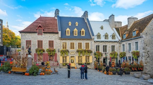 Autumn Place Royale Old Town Quebéc Canada