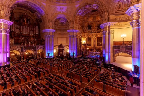 Overview in front of Till Brönner's Christmas concert in Berlin Cathedral on 20 December 2024