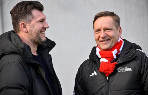 Managing Director Sport Andreas Schicker TSG 1899 Hoffenheim in discussion with Managing Director