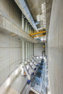 Oberhausen, Ruhr area, North Rhine-Westphalia, Germany - Emscher conversion, new Emscher AKE sewer,