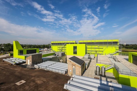 Oberhausen, North Rhine-Westphalia, Germany - Emscher conversion, new Emscher AKE sewer, here the