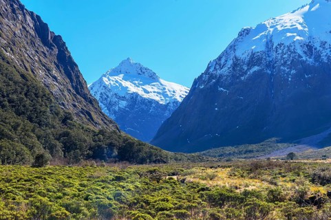 Milford Sound, Fiordland National Park, South Island, New Zealand, Oceania