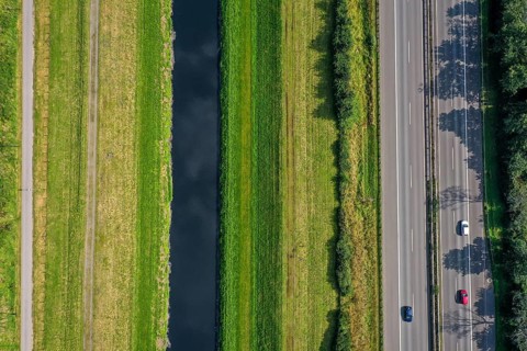Bottrop, North Rhine-Westphalia, Germany - The Emscher has been completely free of wastewater since
