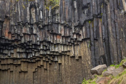Svartifoss waterfall, Vatnajökull National Park, SE Iceland