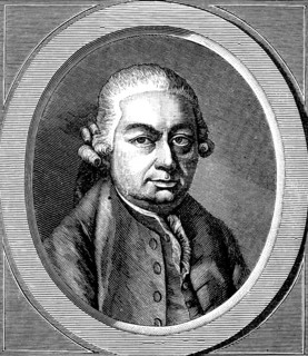 Carl Philipp Emanuel Bach (1714 Weimar, 1788 Hamburg) portrait, chamber musician and harpsichordist