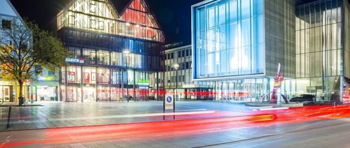 Kunsthalle Weishaupt, Hans-und-Sophie-Scholl-Platz, Ulm, Swabian Alb, Baden-Wuerttemberg, Germany,