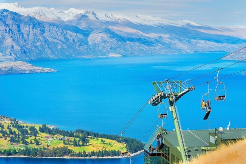 Skyline gondola, Queenstown, South Island, New Zealand, Oceania