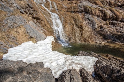 Zipfelsbach waterfalls, near Hinterstein, Bad Hindelang, Oberallgäu, Allgäu, Bavaria, Germany,