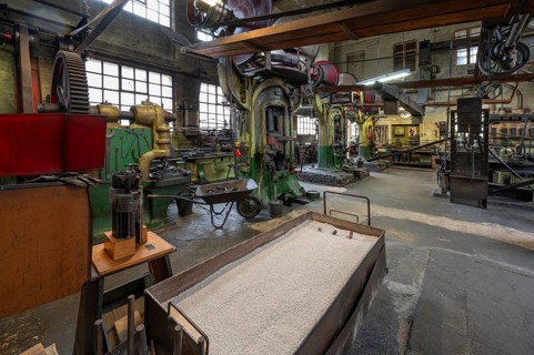 Drop forge, formerly Dietz & Pfriem valve factory, today Industrial Museum Lauf, Sicharchard Str.,
