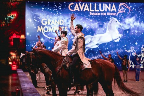 Cavalluna, horse show in the Uber Arena, Berlin, 11.01.2025