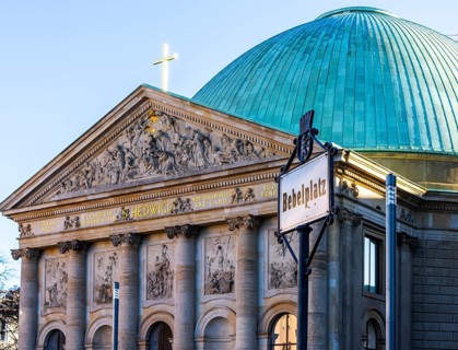 St Hedwig's Cathedral, Catholic Episcopal Church, Bebelplatz Berlin, Germany, Europe