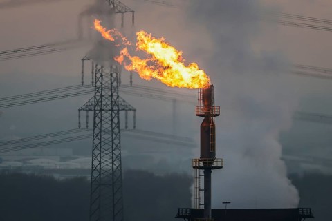 Bottrop, North Rhine-Westphalia, Germany, The Prosper coking plant is one of three operating coking