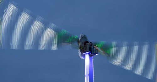 Air swing, funfair on the banks of the Rhine in Deutz, autumn funfair, Cologne, North
