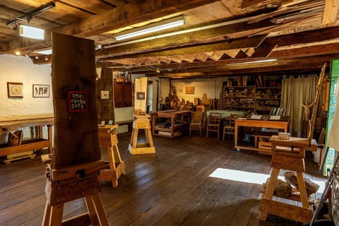Museum, mountain village of Rasa, Centovalli, Canton Ticino, Switzerland, Europe