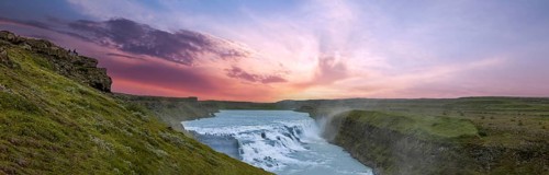 Reykjavik, tour to scenic Gullfoss Falls, a part of Iceland Golden Circle travel destination