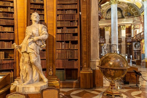 State Hall of the Austrian National Library in Vienna, Austria, Europe