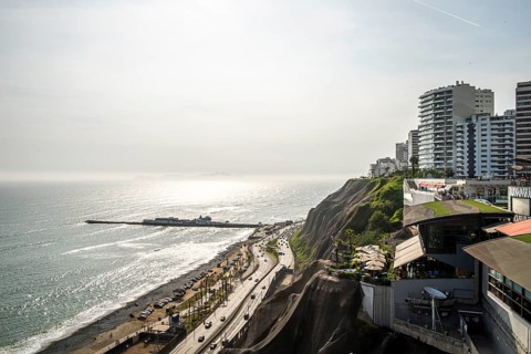 Costa verde Miraflores, Lima, Peru, South America