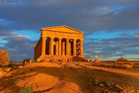 Temple of Concordia, Valley of Temples, Agrigento, Sicily, Italy, Europe