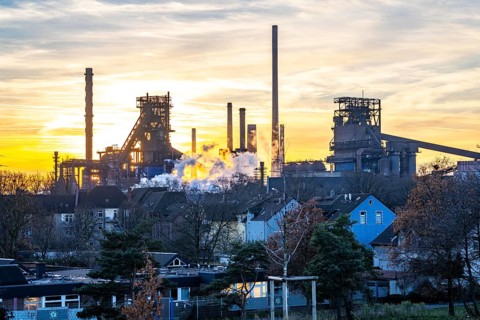 Blast furnace Schwelgern 1, Black Giant, Schwelgern 2 ThyssenKrupp Steel plant Schwelgern in