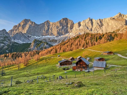 Neustattalm am Dachstein, alpine pasture, Dachstein, Dachstein mountains, Dachstein south face,