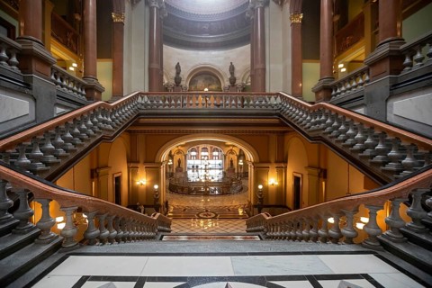 Springfield, Illinois, The Illinois state capitol building