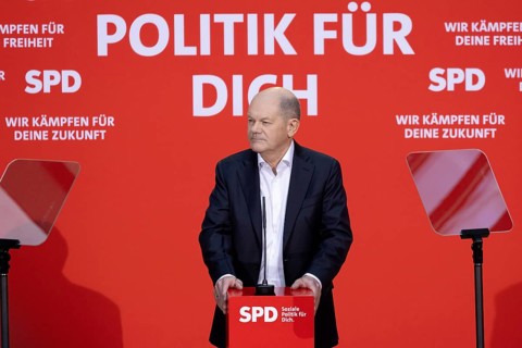 Berlin, Germany - 30 November 2024: Olaf Scholz, Federal Chancellor and lead candidate of the SPD