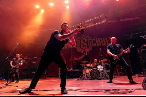 Sondaschule, Ska Punk Rock Band, Germany, Chris Altmann, Trombone, concert, 12.02.2025, Velodrom,